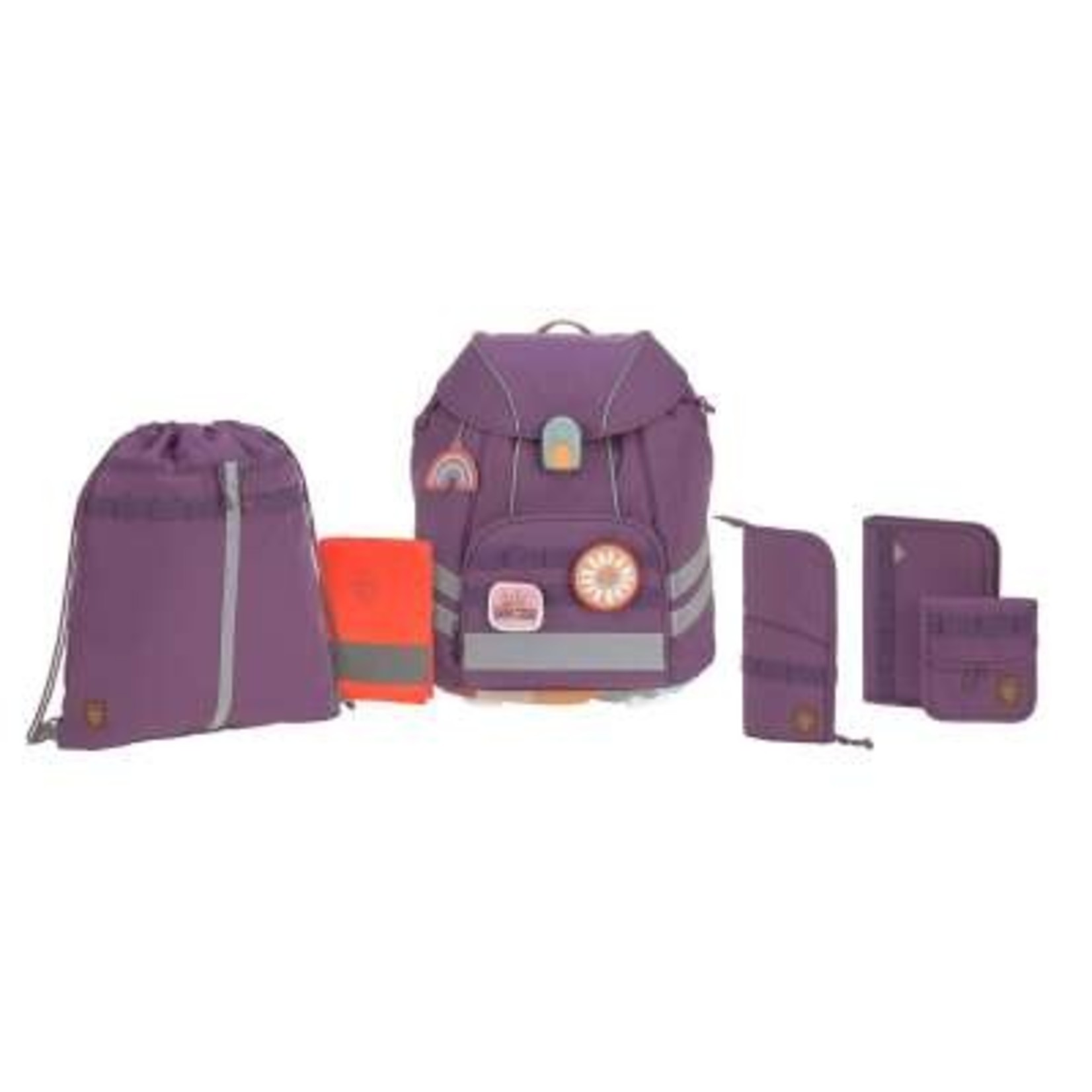Lässig Fashion Schulranzen Set 7-teilig, Unique Purple