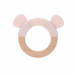 Lässig Fashion Baby-Beißring aus Holz & Silikon | kleine Maus