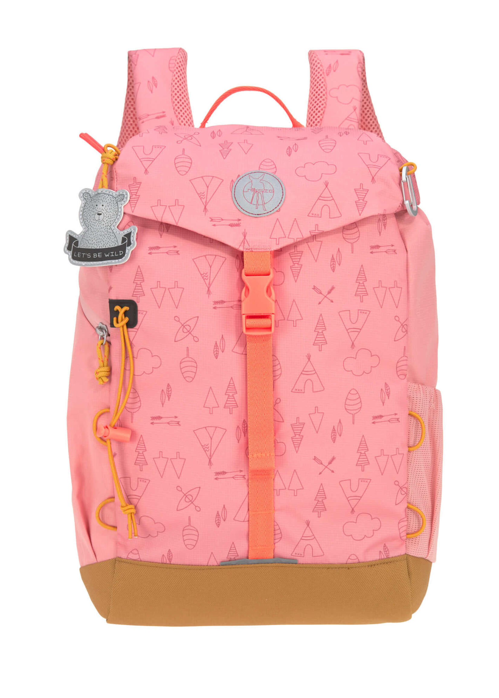Lässig Fashion Lässig Outdoor-Kinderrucksack | 14 l | Rosa, Braun