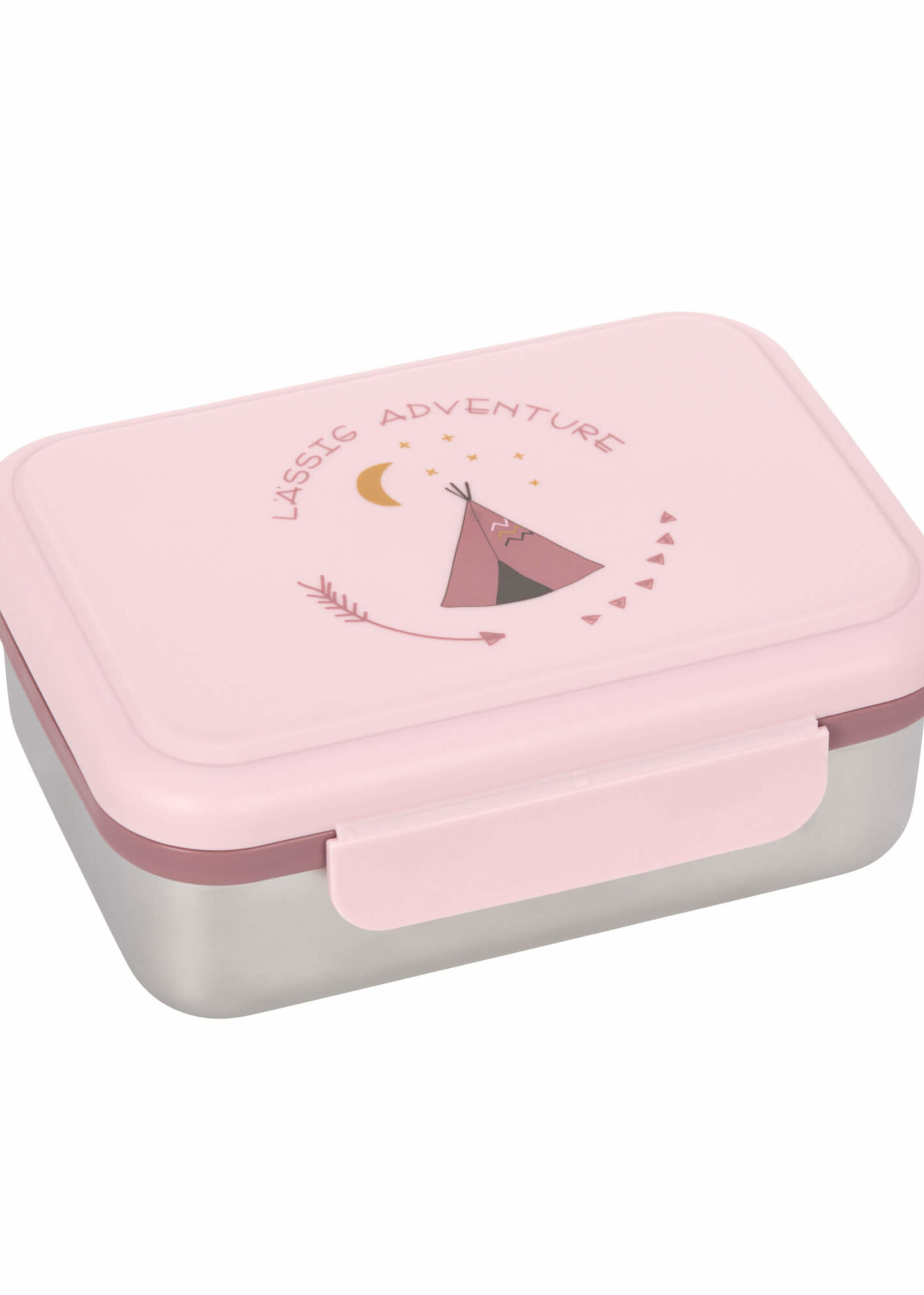 Lässig Fashion Praktische Lunchbox aus Edelstahl in rosa