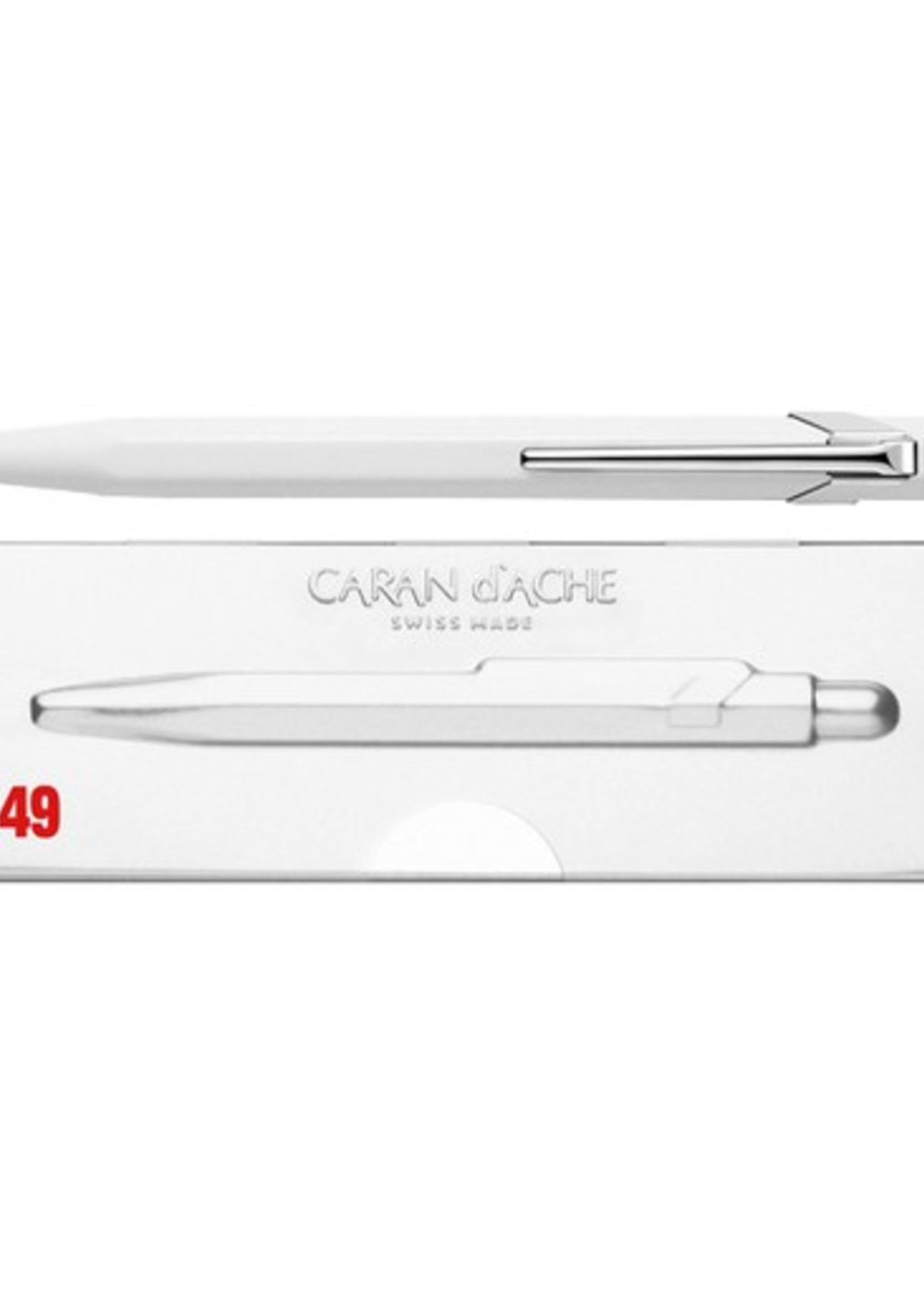 Caran d'Ache Kugelschreiber 849 Pop Line Weiß, mit Etui