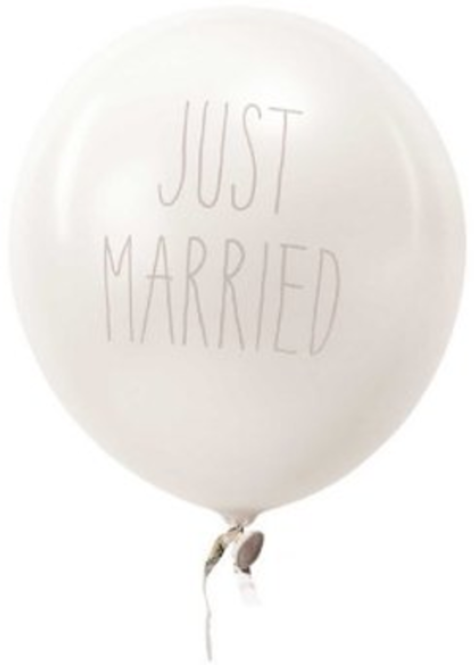 Rico Design Ballons für Hochzeiten mit Schriftzug "Just Married"