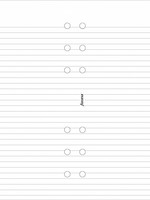 Filofax Einlage Personal, Papier liniert, 30 Bl., weiß