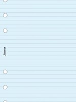 Filofax Filofax Einlage Personal, Papier liniert, blau