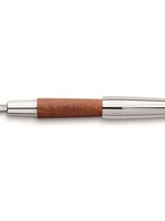 Faber-Castell e-motion Füllfeder, Holz-Chrom braun, F