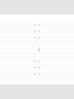 Filofax Notizblock A5, weiß liniert