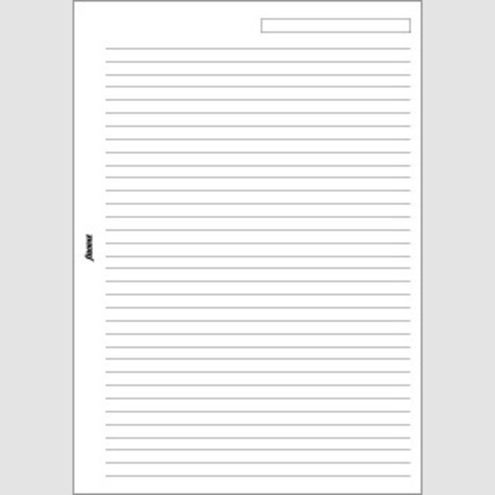 Filofax Filofax Einlage A5, Papier liniert weiß