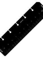 Filofax Einlage Mini, Lineal/Lesezeichen schwarz