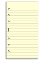 Filofax Einlage Personal, Papier liniert, 30 Blatt, Cotton Cream