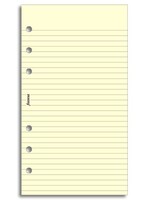 Filofax Filofax Einlage Personal, Papier liniert, 30 Bl., cotton cream