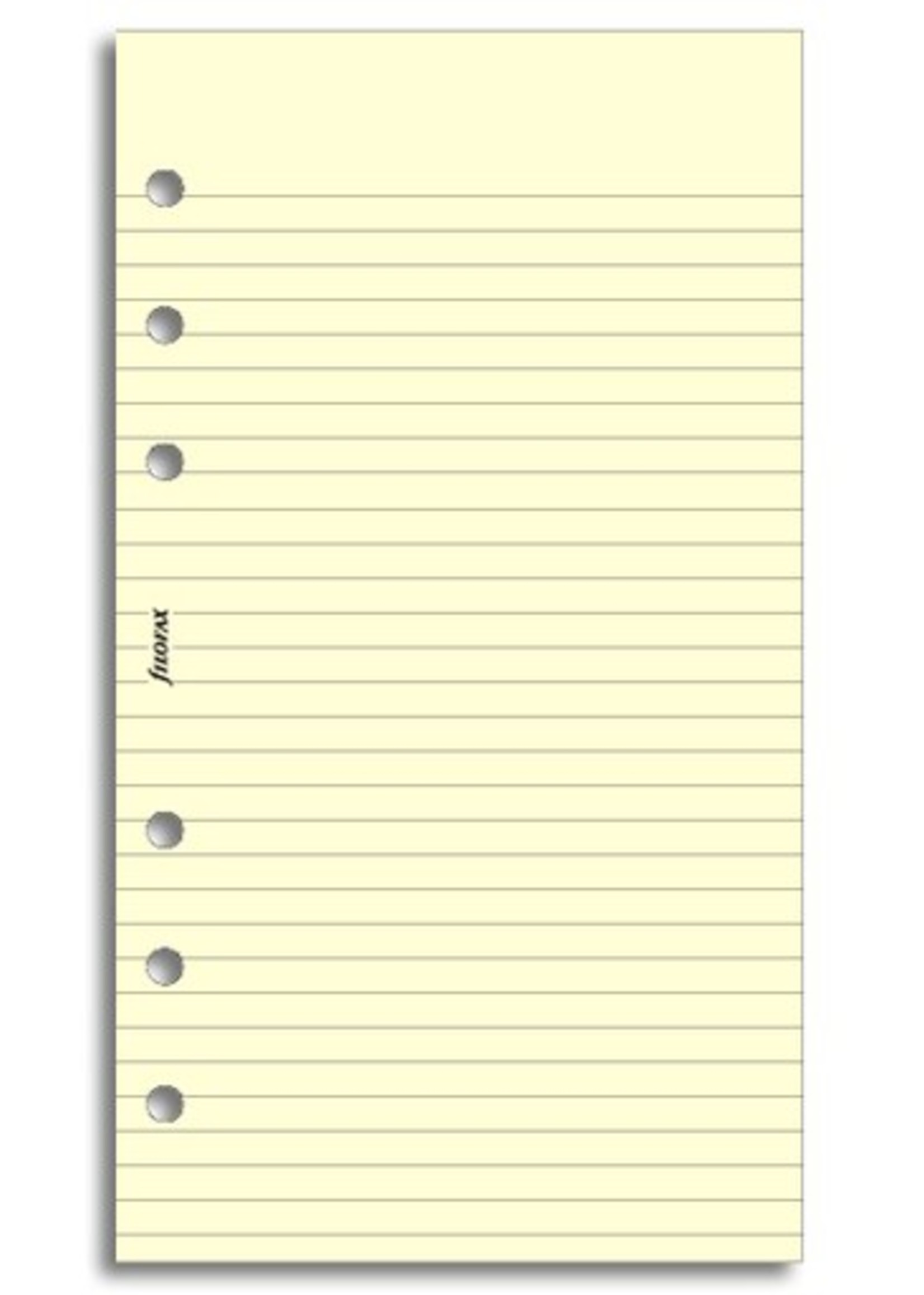 Filofax Einlage Personal, Papier liniert, 30 Blatt, Cotton Cream