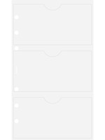 Filofax Einlage Personal, Visitkartenhülle