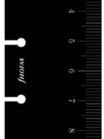 Filofax Einlage Pocket, Lineal/Lesezeichen, schwarz