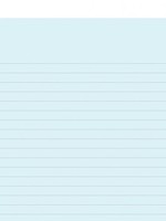 Filofax Einlage Pocket, Papier liniert, blau