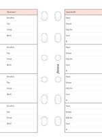 Filofax Einlage Pocket, Professional Adressen