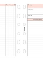 Filofax Einlage Pocket, Besprechungsnotizen, Professional