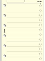 Filofax Einlage Pocket, To-Do-Liste, Cotton Cream
