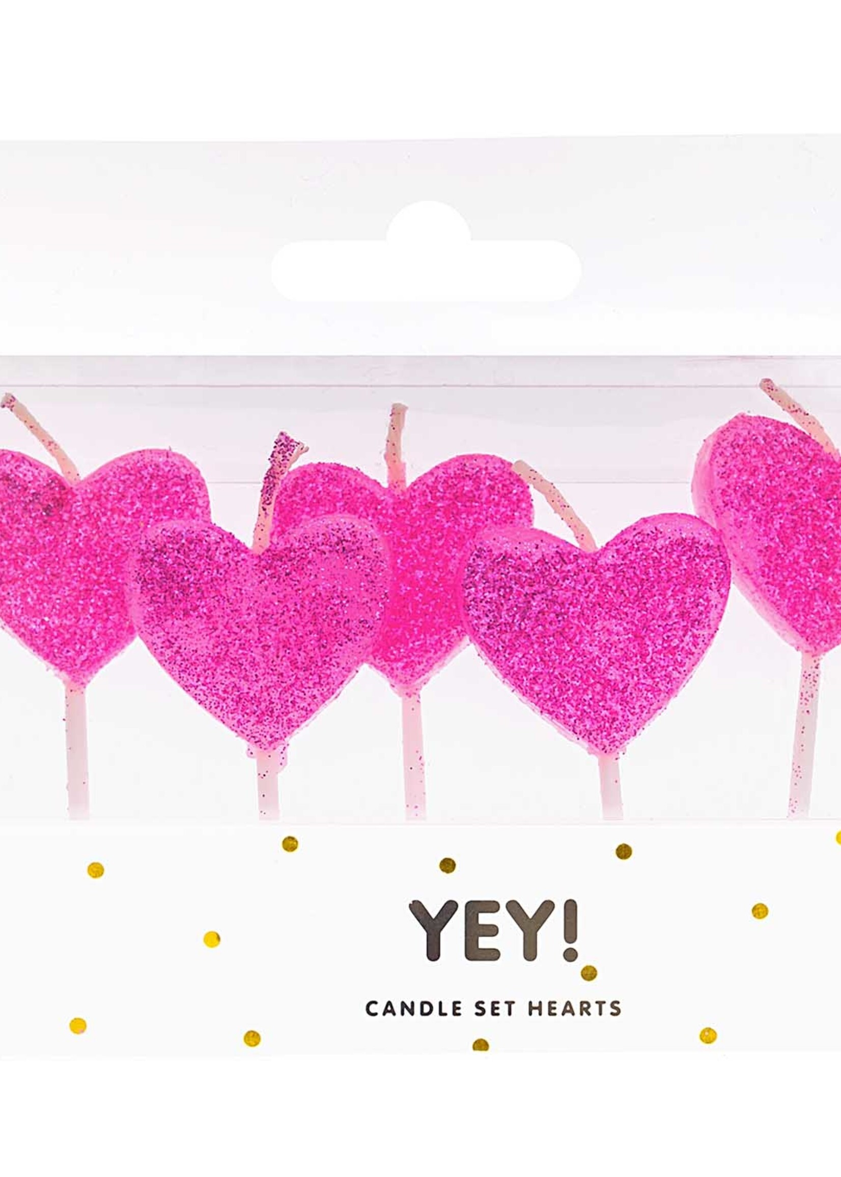 Rico Design Kerzen "Candy" in Herzform