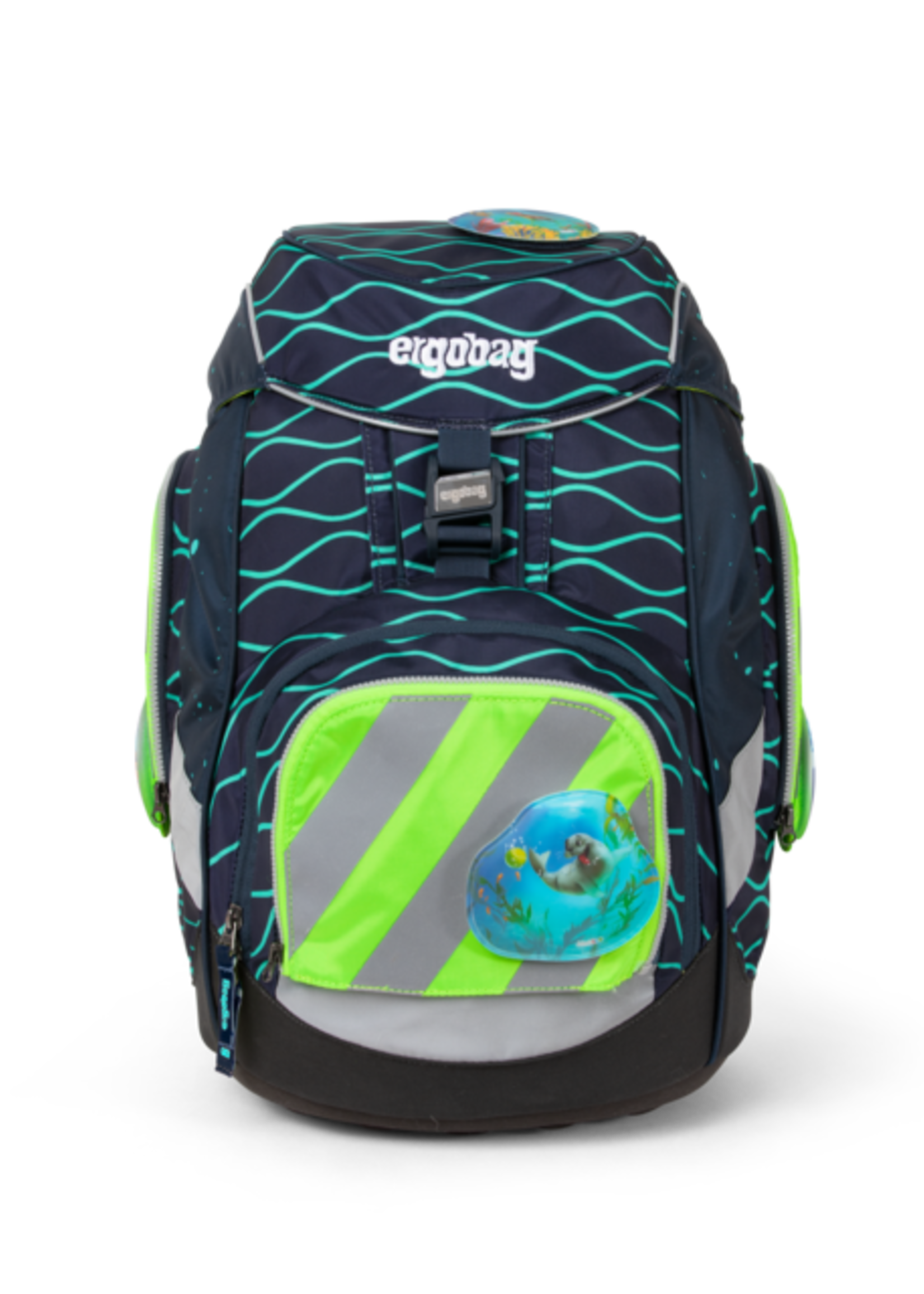 ERGOBAG ergobag Zip-Sets mit Reflektorstreifen grün