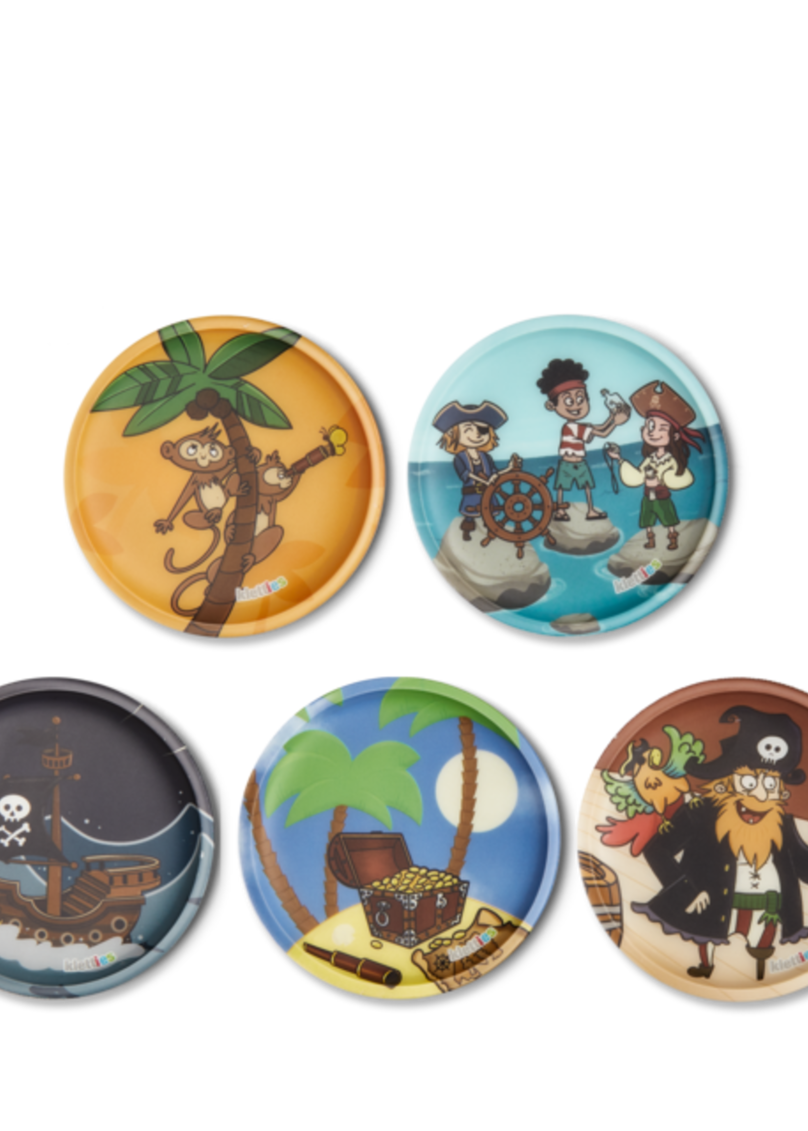 ERGOBAG ergobag Klettie-Set (5-tlg.) MATT Schatzjäger