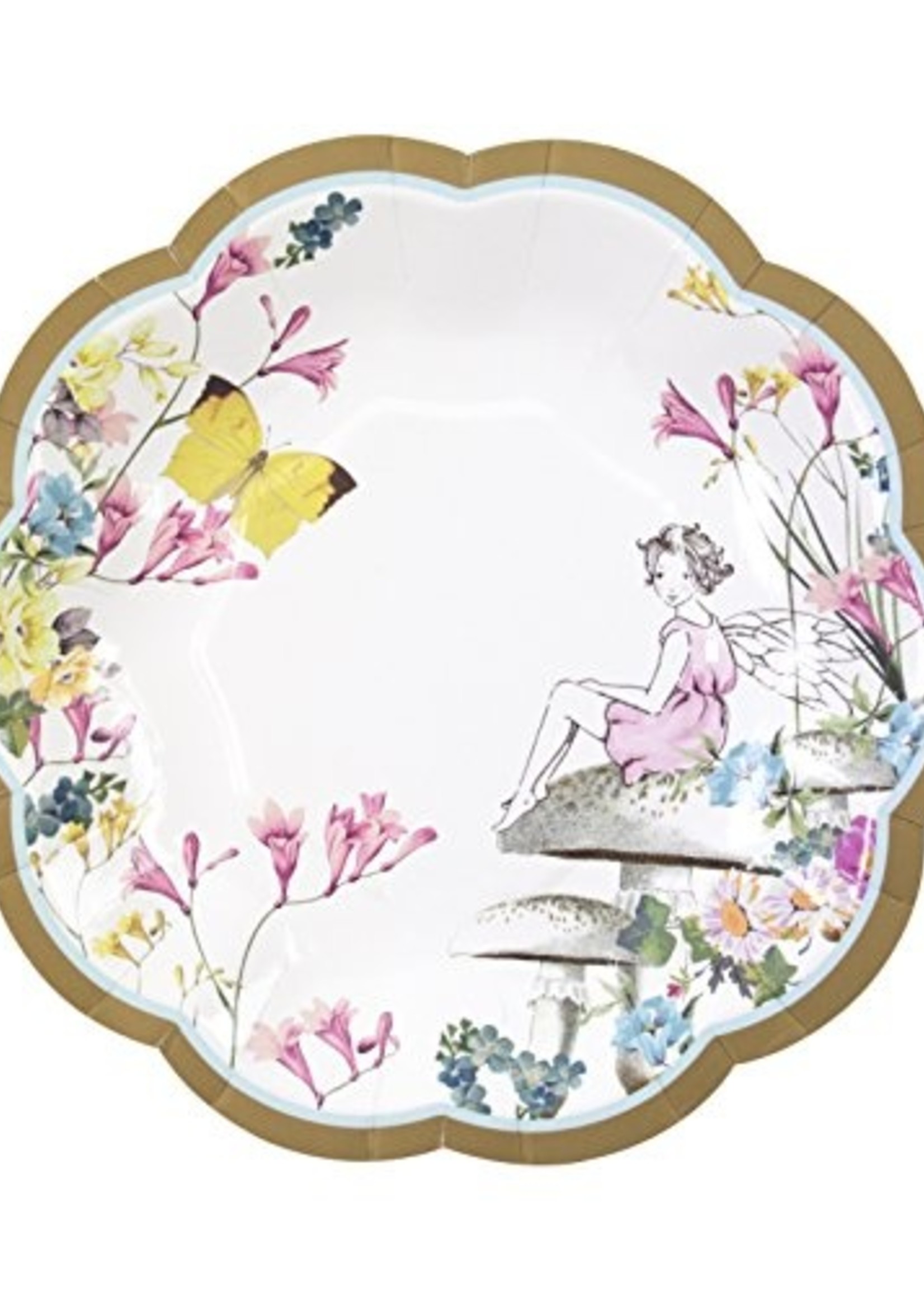 Talking Tables TRULY FAIRY 7" SCALLOP PLATE P