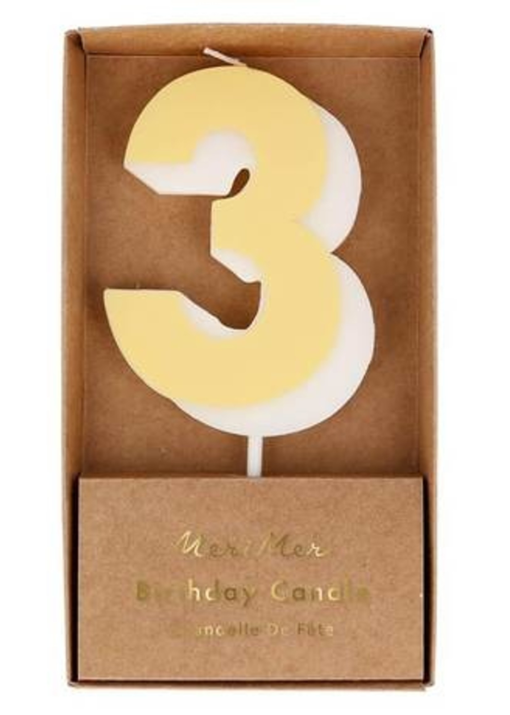 MERI MERI Number Candle 3