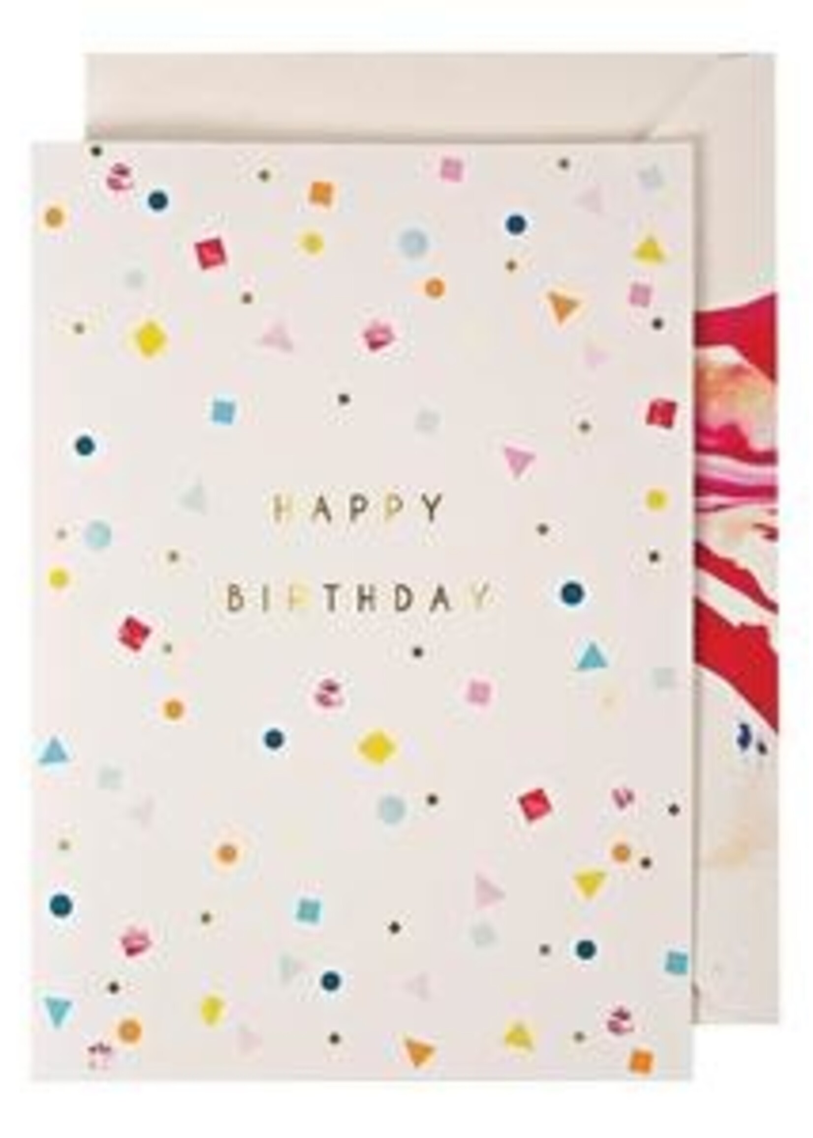 Talking Tables Marble Birthday Garland Card