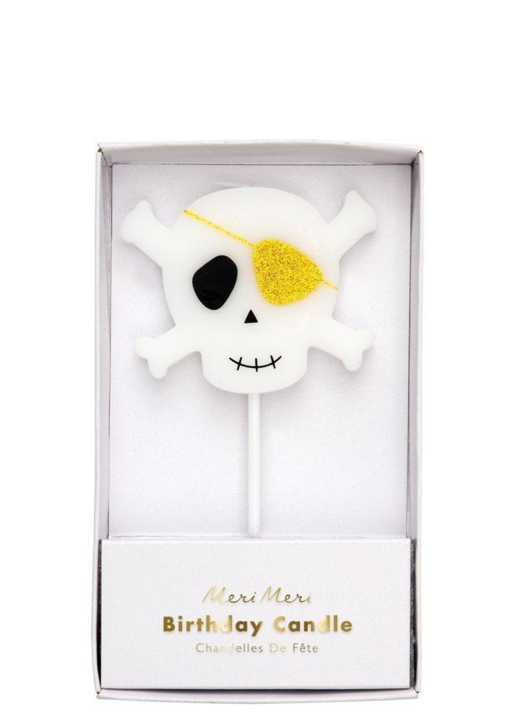 MERI MERI Large Skull & Crossbones Candl