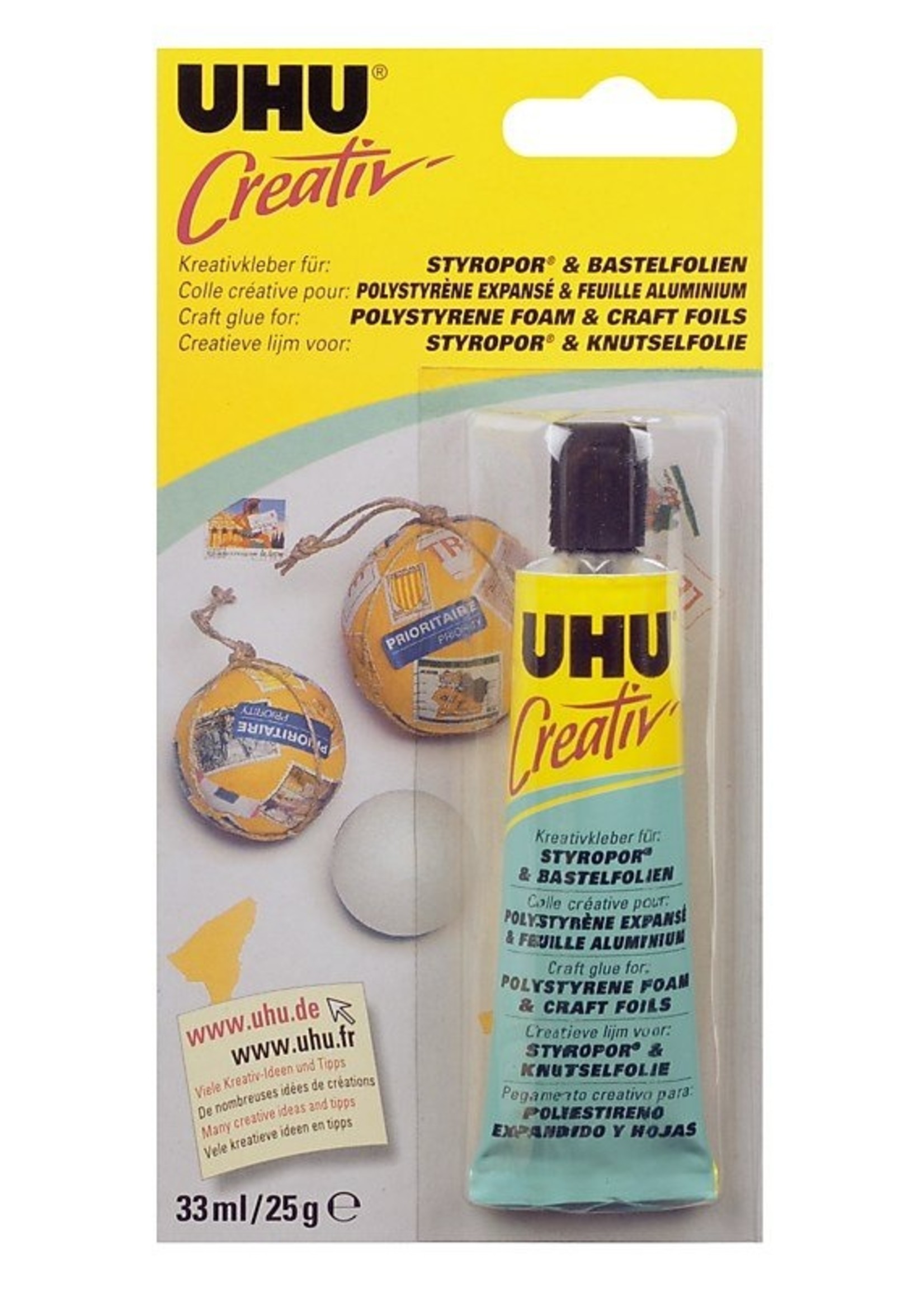 UHU Spezialkleber 'Creativ' für Styropor und Bastelfolie