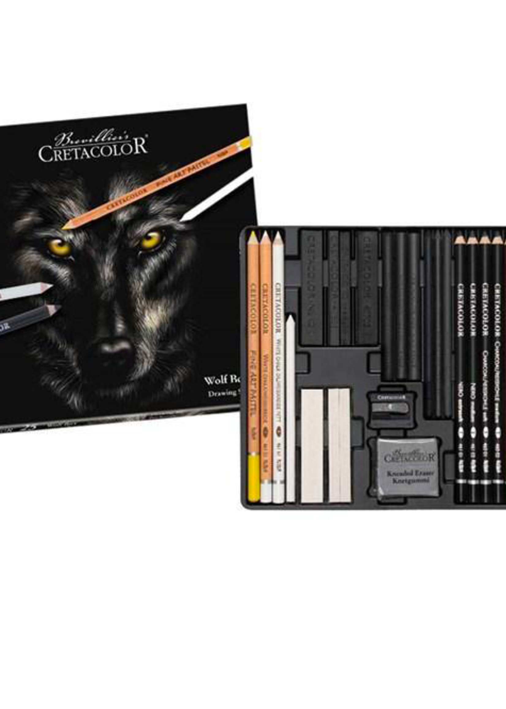 Cretacolor Wolf Box Drawing Set