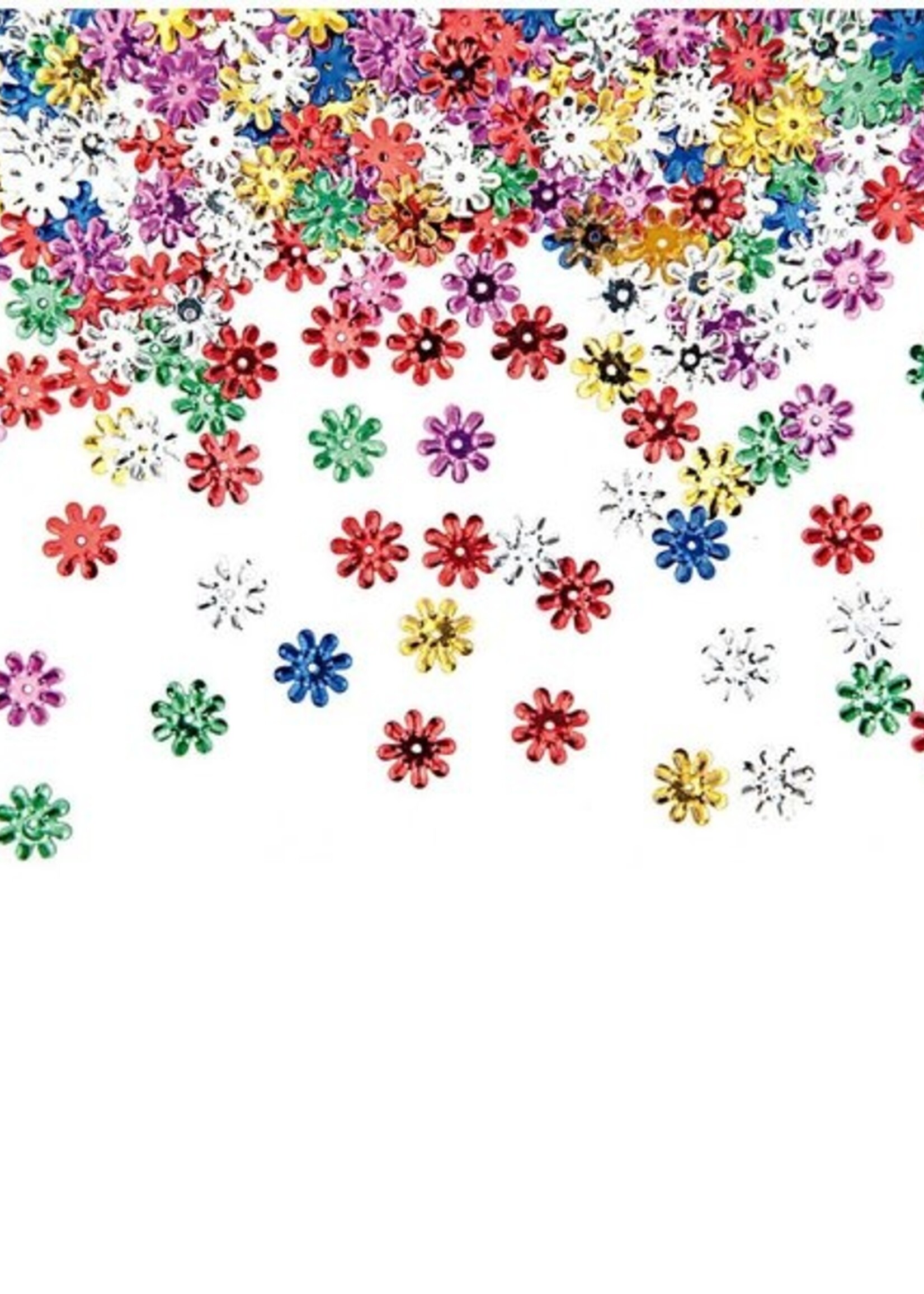 Rico Design Flitter Streu Blüte mehrfarbig 10g