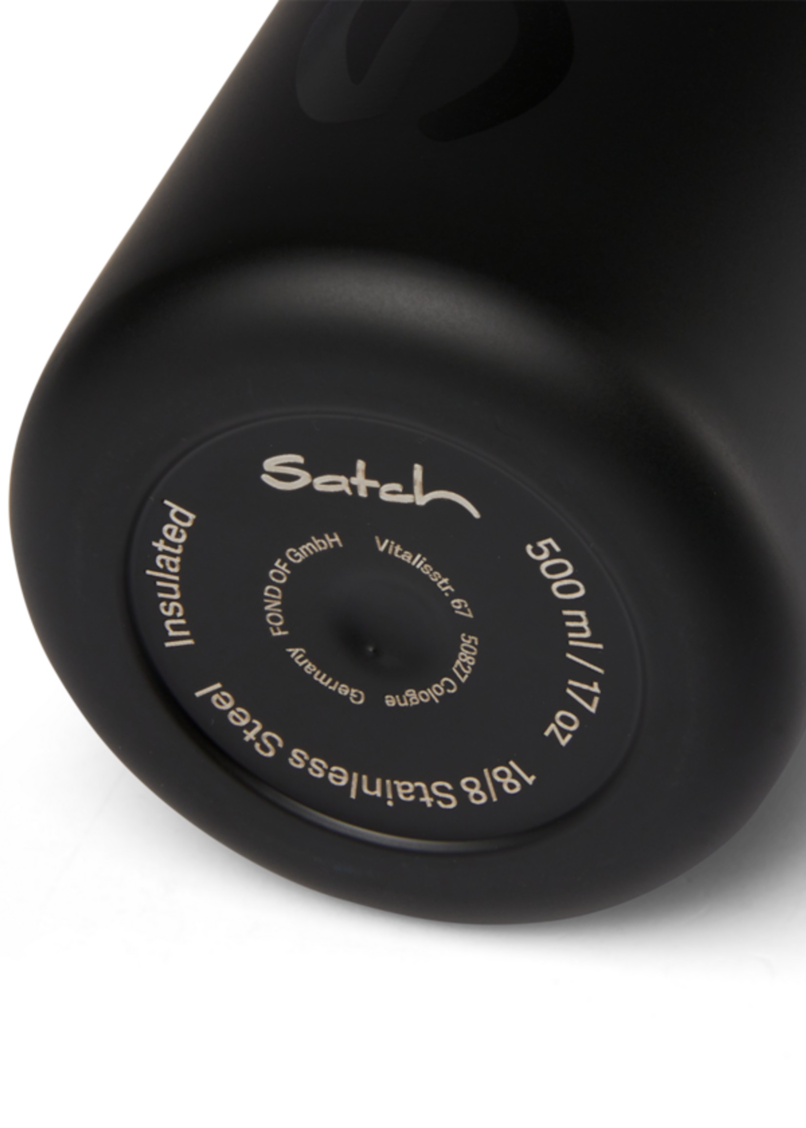 SATCH satch Bottle Edelstahl Black
