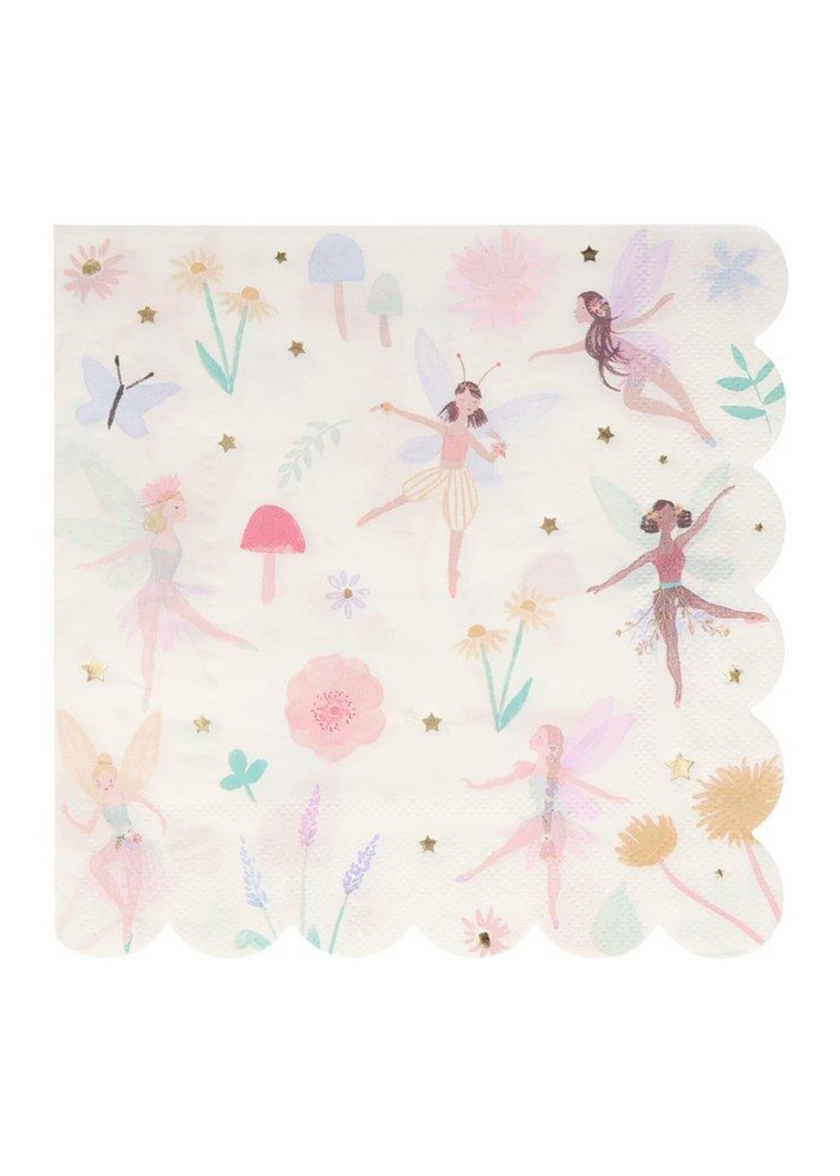 Meri Meri Servietten groß, Blumenelfen
