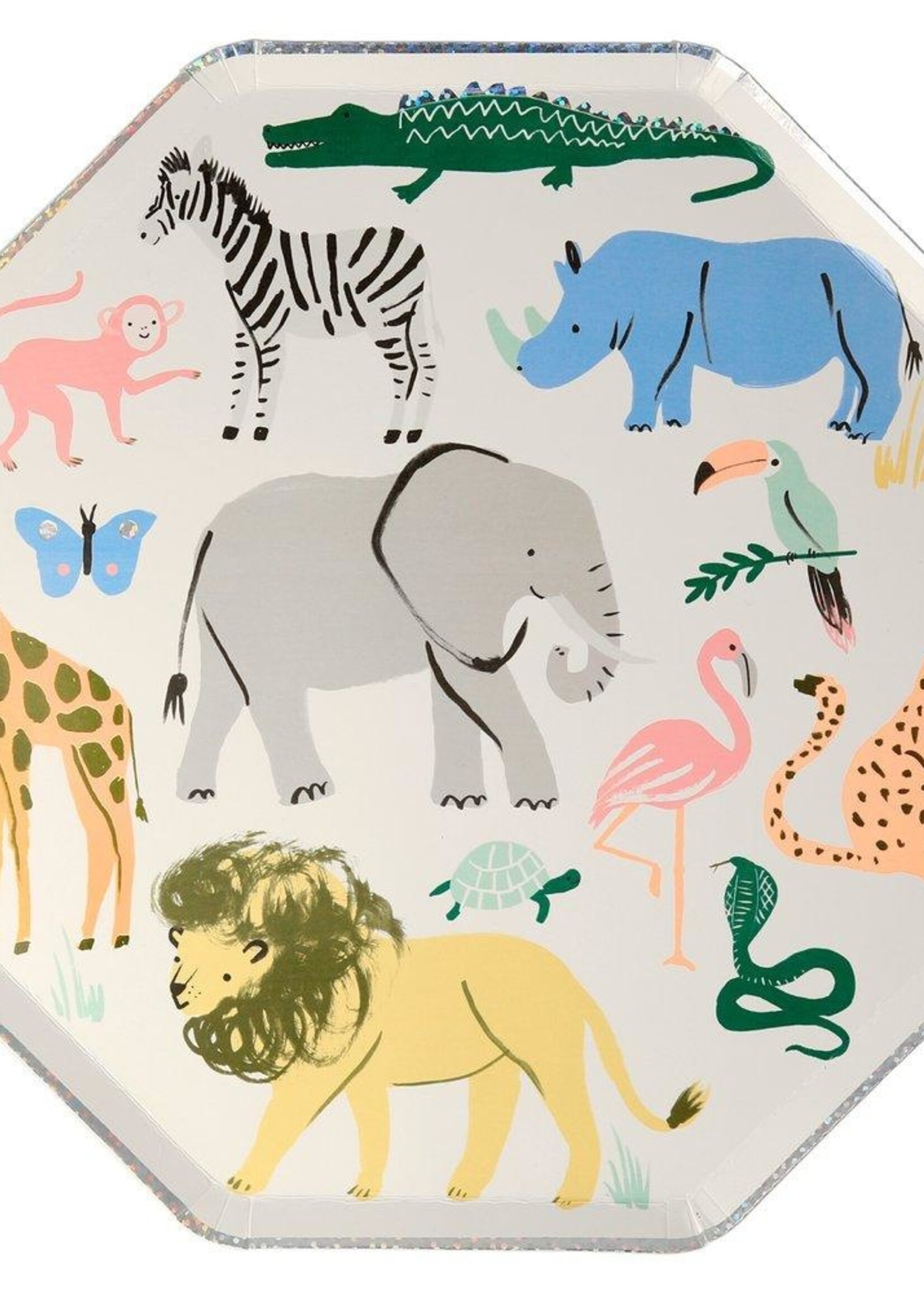 Meri Meri Safari Animals Dinner Plates