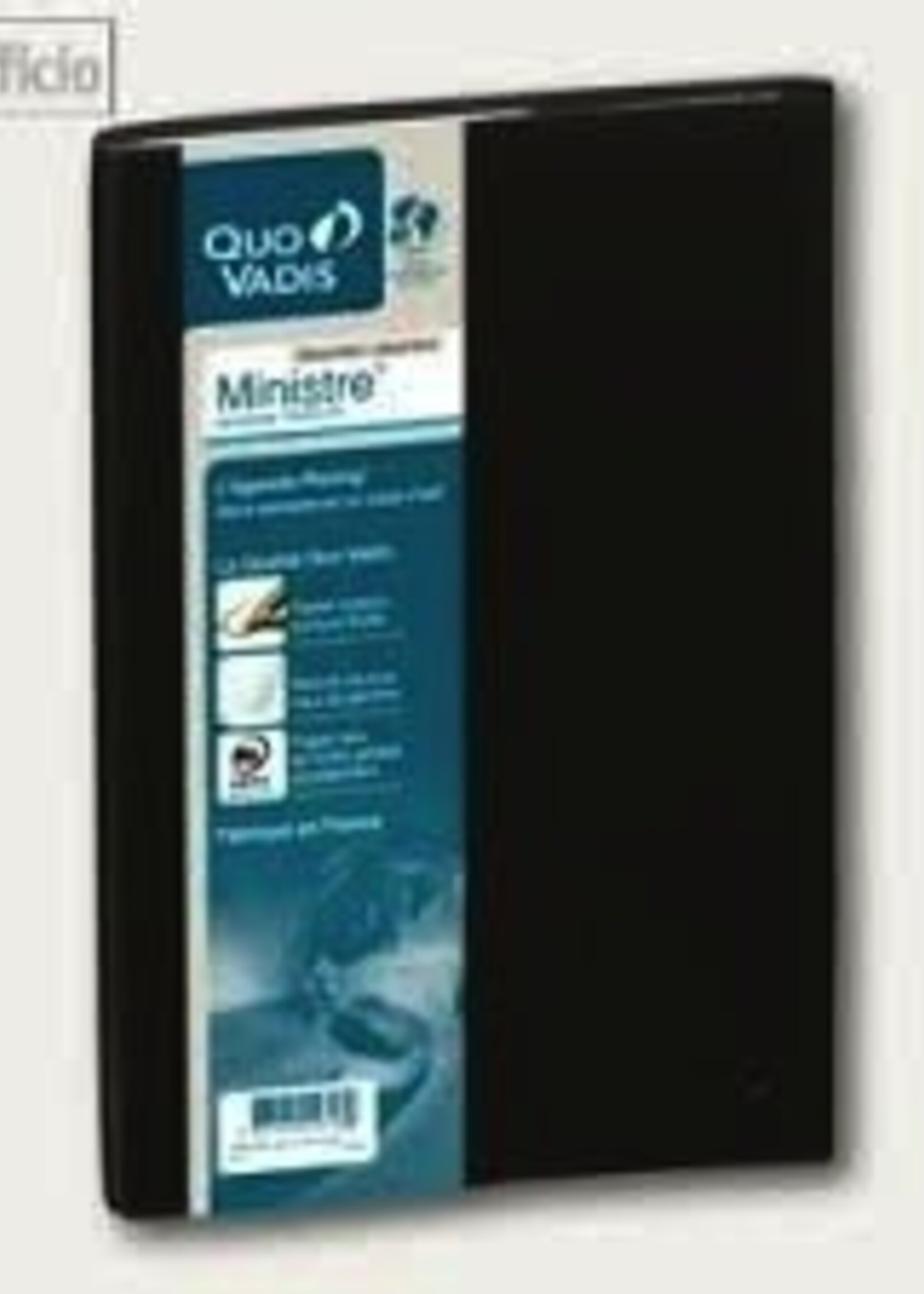 Quo Vadis MINISTER SOHO Kalender schwarz A5 1W/2S