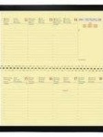 Quo Vadis PLANITAL MONTEBELLO LEDER Kalender 8,8x17 schwarz 1W/2SQ