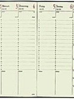 Quo Vadis Einlage f. Executif Prestige Tischkalender, 1W/1S