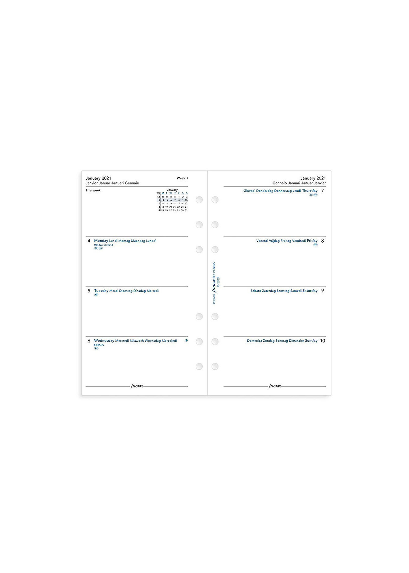 Filofax PER CPT Saffiano Zip Black