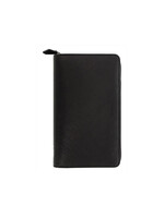Filofax Saffiano Compact Zip Organiser Personal, Schwarz