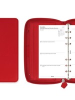 Filofax RINGBUCH FILOFAX PERSONAL COMPACT SAFFIANO ZIP POPPY