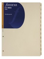 Filofax A-Z Register A4 (2 Buchstaben je Blatt)