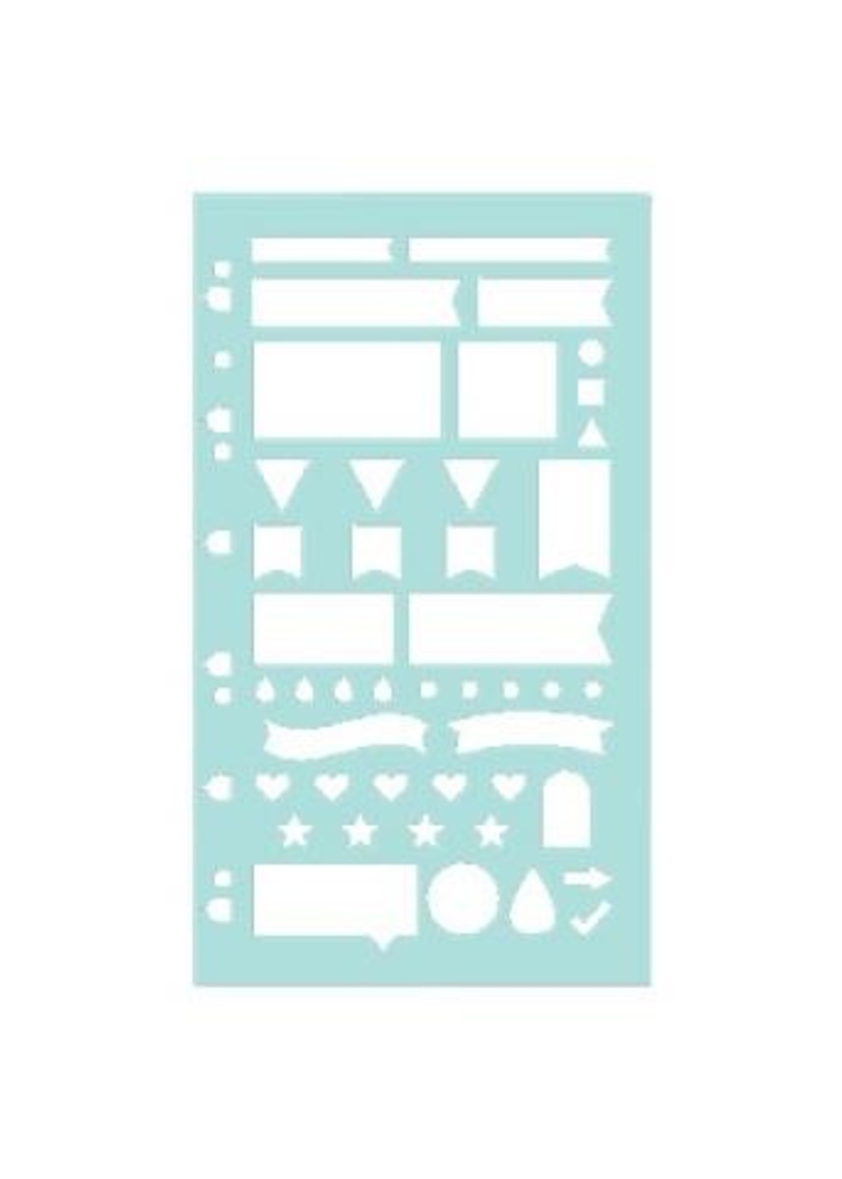 Filofax Planning Stencil