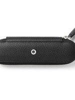 Graf von Faber-Castell Reißverschlussetui für 2 Schreibgeräte Cashmere, Schwarz