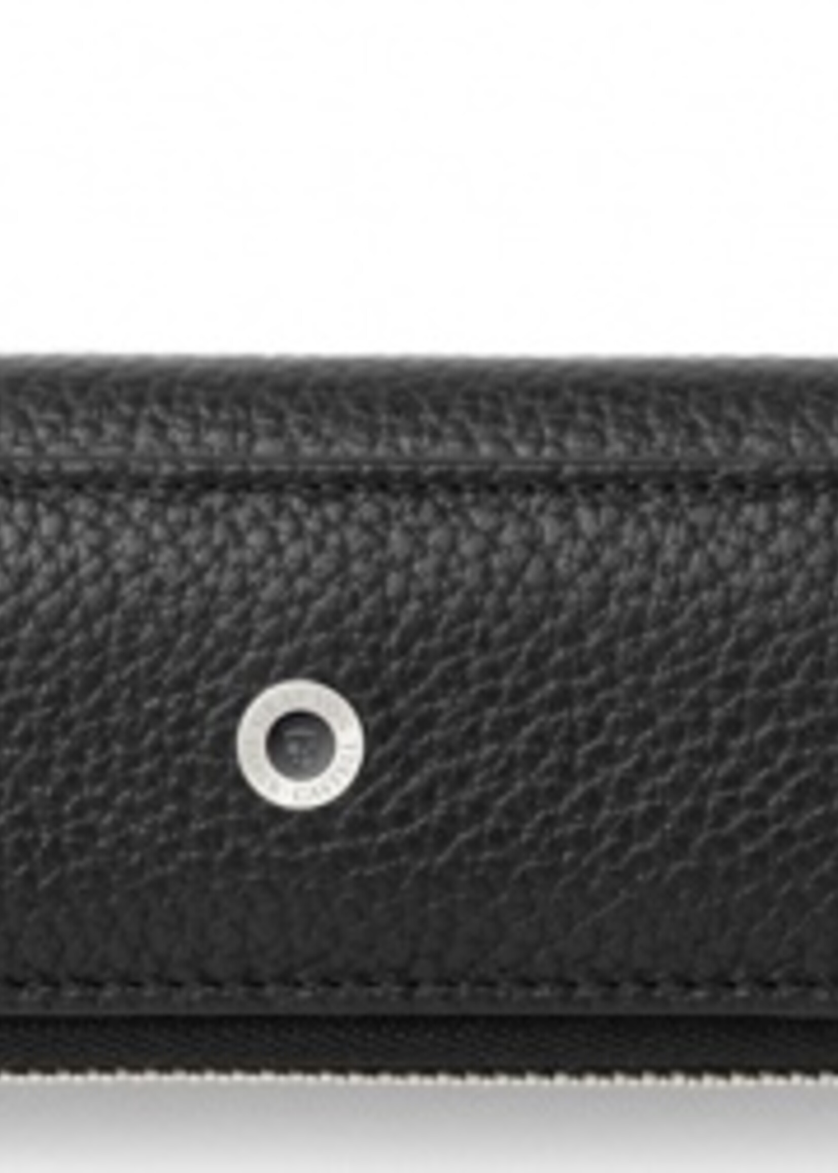 Graf von Faber-Castell Reißverschlussetui für 2 Schreibgeräte Cashmere, Schwarz