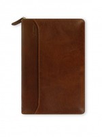 Filofax Lockwood Zip Organiser Personal, Leder, Cognac