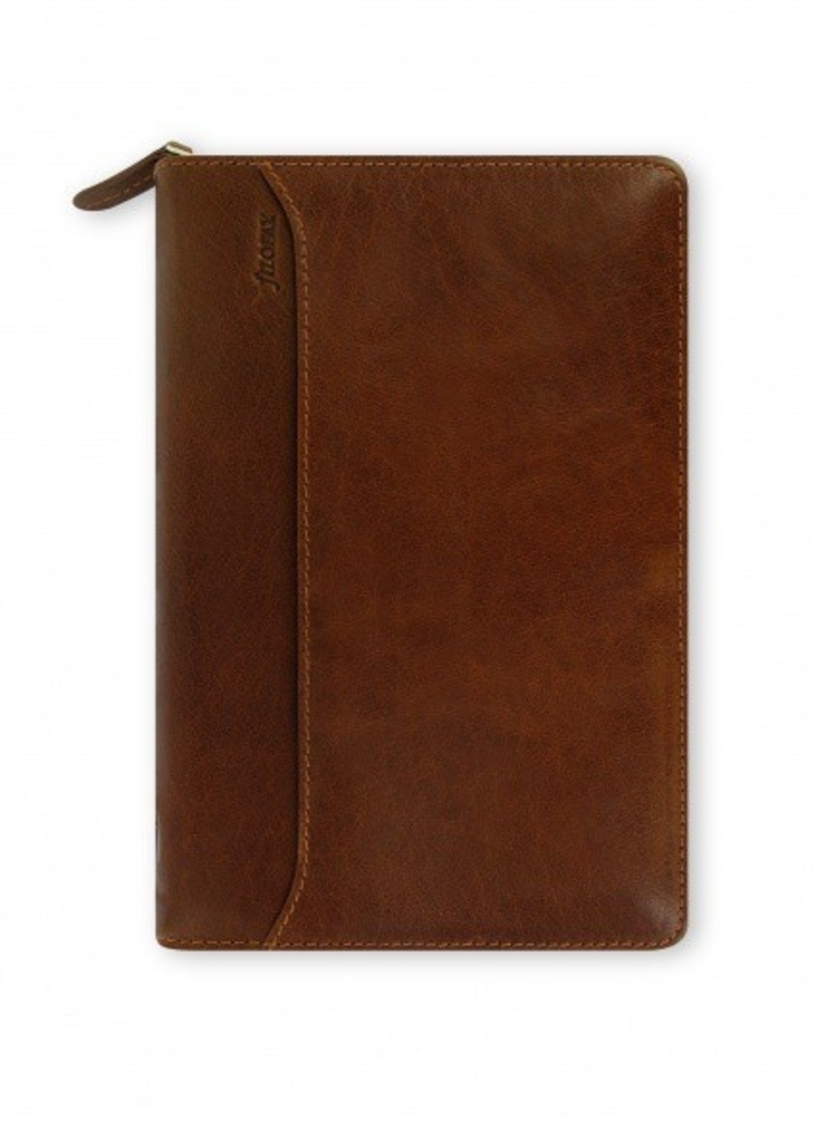 Filofax Lockwood Zip Organiser Personal, Leder, Cognac