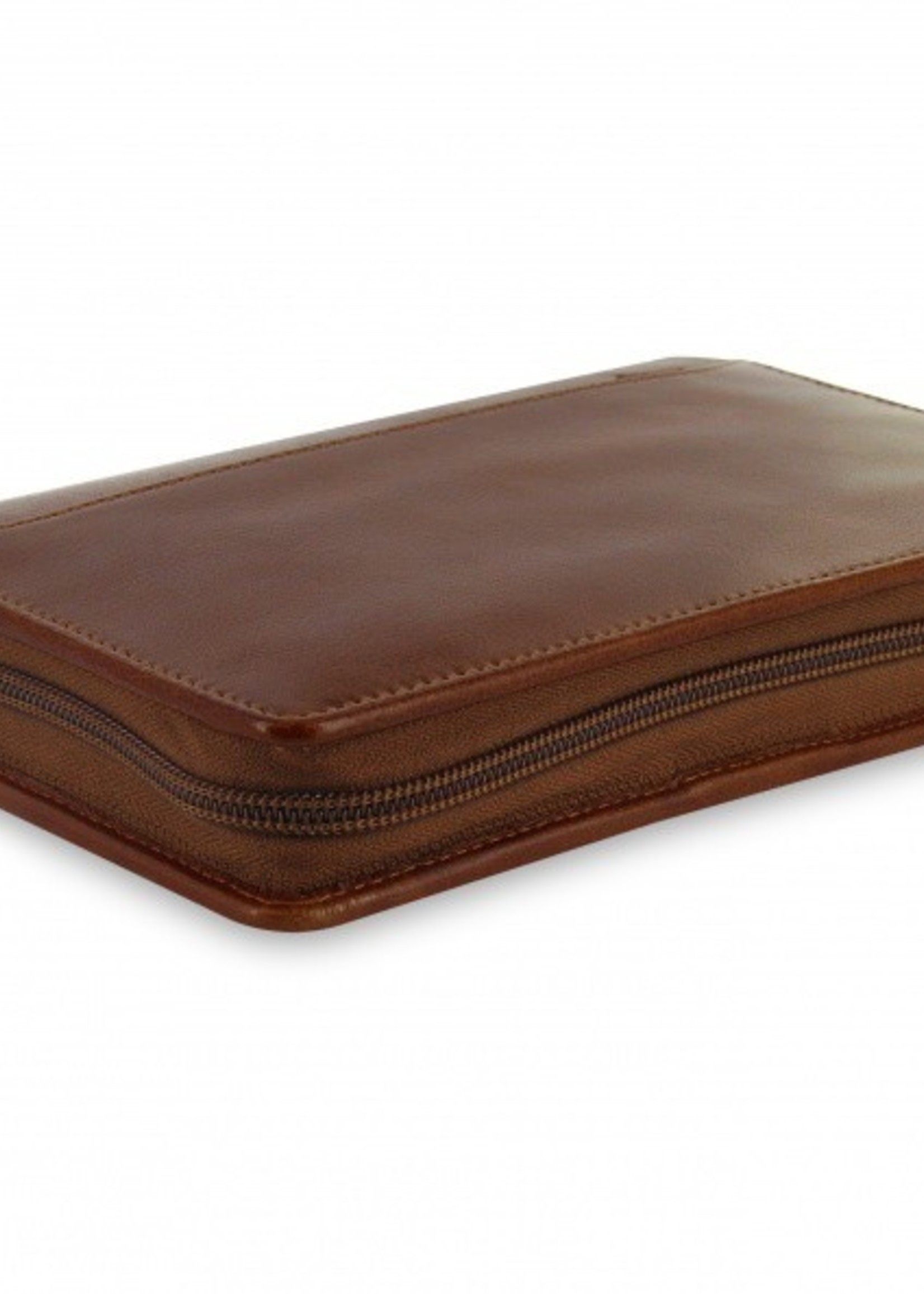 Filofax Lockwood Zip Organiser Personal, Leder, Cognac