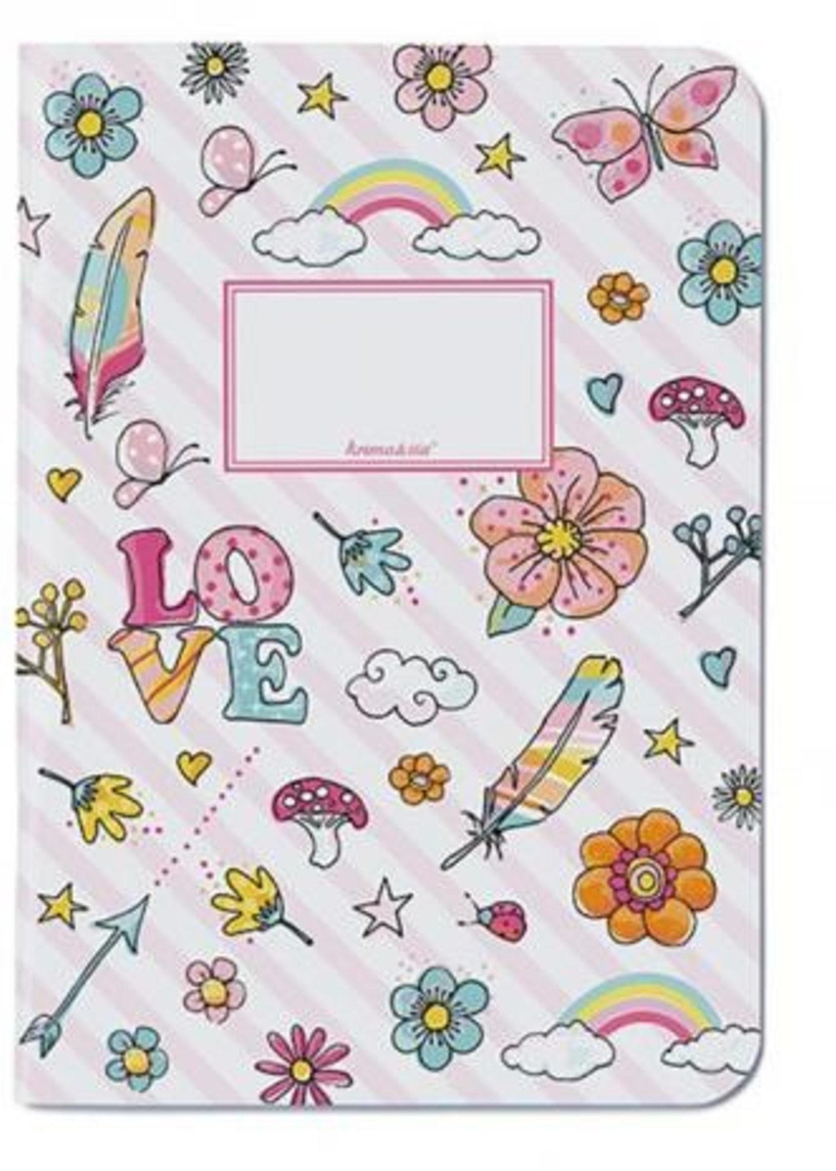 Krima & Isa Notizheft Flowerpower A5