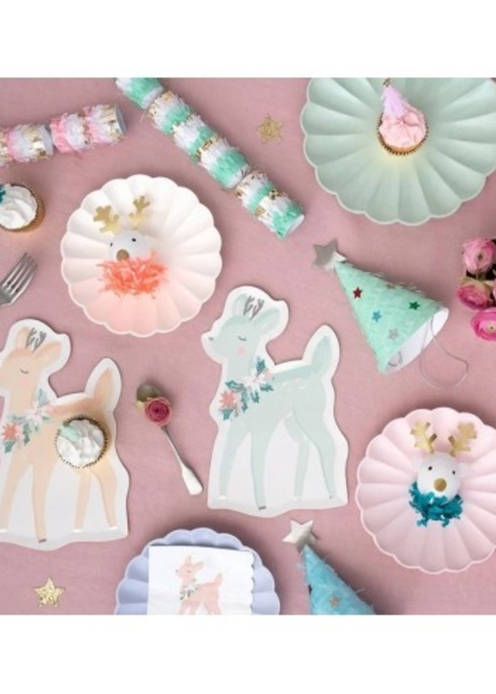 Meri Meri Pastel Deer Plates