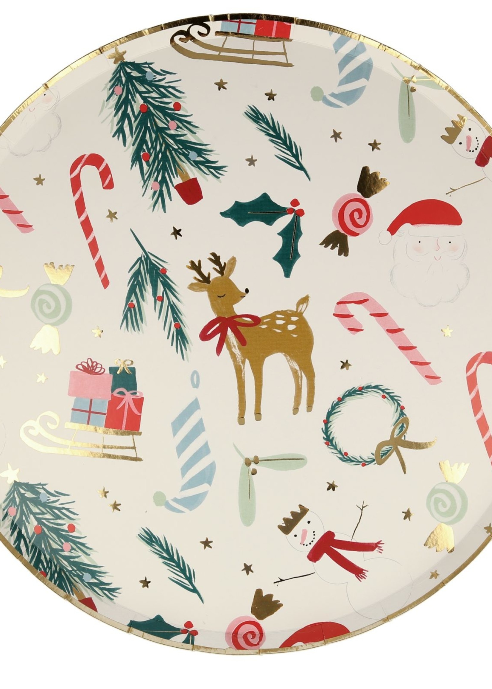 Meri Meri Festive Motif Dinner Plates